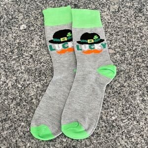 NWOT St. Patricks Leprechaun Day Socks
